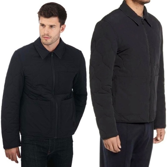 NWT TED BAKER Quilted Reversible Water-Resistant Chore Jacket Work Barn Coat 46 - Picture 9 of 16